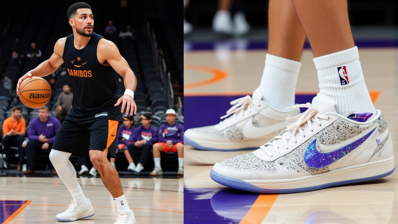 Devin Booker Debuts Nike Book 1 'What The' White PE Ahead of Limited Public Release