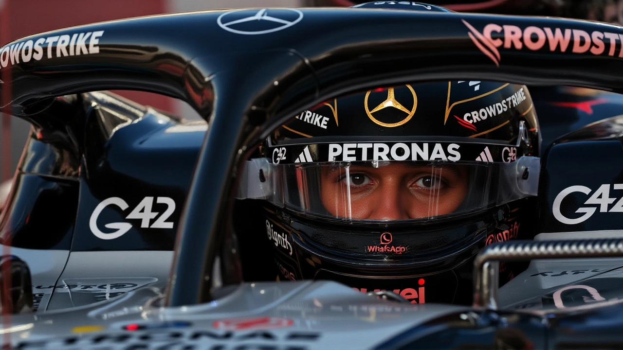 Russell edges Verstappen in damp Las Vegas FP3 as McLarens crash out of contention